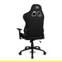 Drift Silla para Videojuegos DR110BGRAY Butaca para Jugar Negra Gris, Reposabrazos 4D, Transpirable, Pistón Gas Clase 4