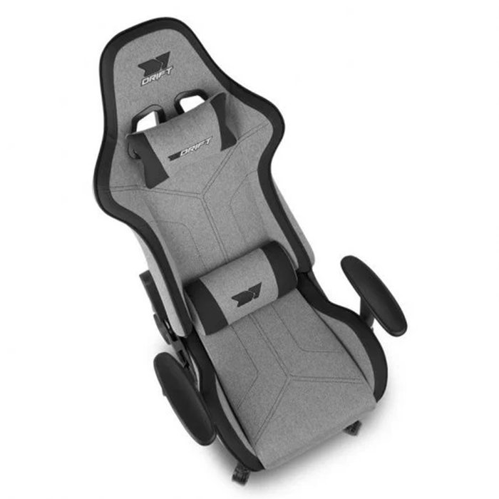 Drift Silla Gaming Dr90 Pro Grey/Black - Reposabrazos 2D, Respaldo Reclinable 135°