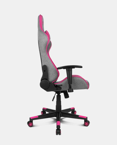 Drift DR90 PRO Silla para videojuegos de PC, Asiento acolchado Gris y Rosa