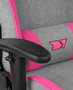 Drift DR90 PRO Silla para videojuegos de PC, Asiento acolchado Gris y Rosa