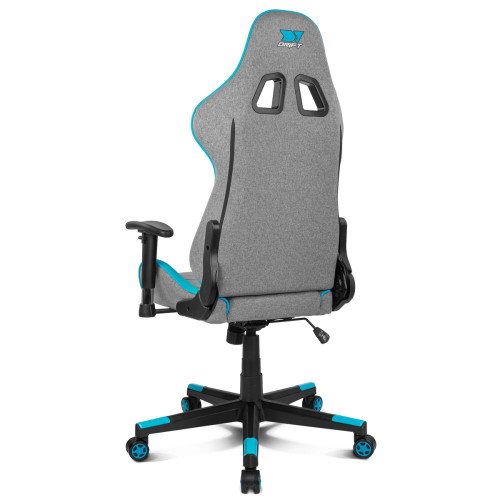 DRIFT DR90 PRO Silla Gaming Ergonómica Ajustable, Respaldo 135°, Reposabrazos 2D, Cojín Lumbar y Cervical, Pistón Gas Clase 4 (150 kg), Color Azul y Gris