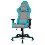 DRIFT DR90 PRO Silla Gaming Ergonómica Ajustable, Respaldo 135°, Reposabrazos 2D, Cojín Lumbar y Cervical, Pistón Gas Clase 4 (150 kg), Color Azul y Gris