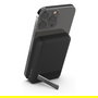 Belkin Powerbank Magnética Inalámbrica con Soporte, 5.000 mAh, Negro