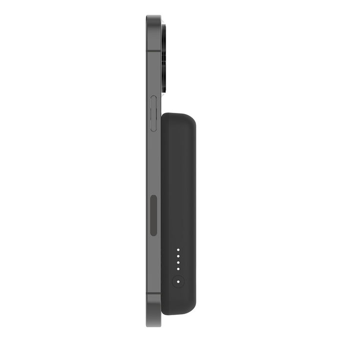 Belkin Powerbank Magnética Inalámbrica con Soporte, 5.000 mAh, Negro