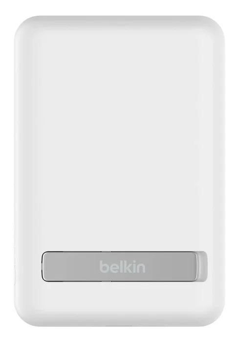 Belkin BoostCharge 5000 mAh - Power Bank Cargador Inalámbrico de Batería Portátil con Carga Rápida 10W, Cable USB-C Incluido, Blanco