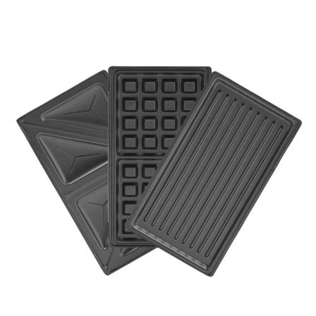 Princess 117002 Grill Eléctrico Compacto Pro 700W Placas Intercambiables Gofrera Sándwich 23x13cm