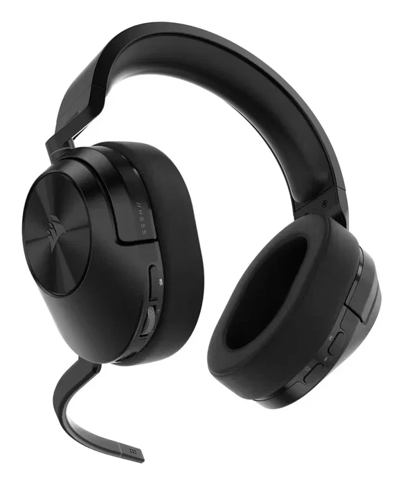 Corsair HS55 WIRELESS Auriculares Inalámbricos para Juego con Sonido Surround 7.1, Bluetooth, Micrófono Boom Desmontable, Negro Carbono, Referencia CA-9011280-EU