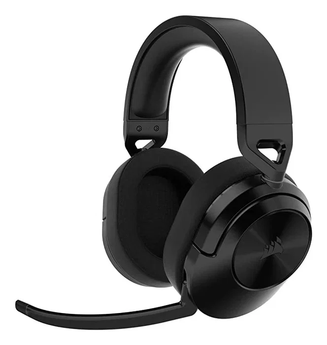 Corsair HS55 WIRELESS Auriculares Inalámbricos para Juego con Sonido Surround 7.1, Bluetooth, Micrófono Boom Desmontable, Negro Carbono, Referencia CA-9011280-EU