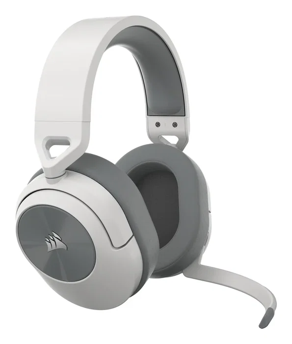 Corsair HS55 Wireless Auriculares Inalámbricos para Juego Bluetooth, Surround 7.1, Circumaural, Blanco, CA-9011281-EU