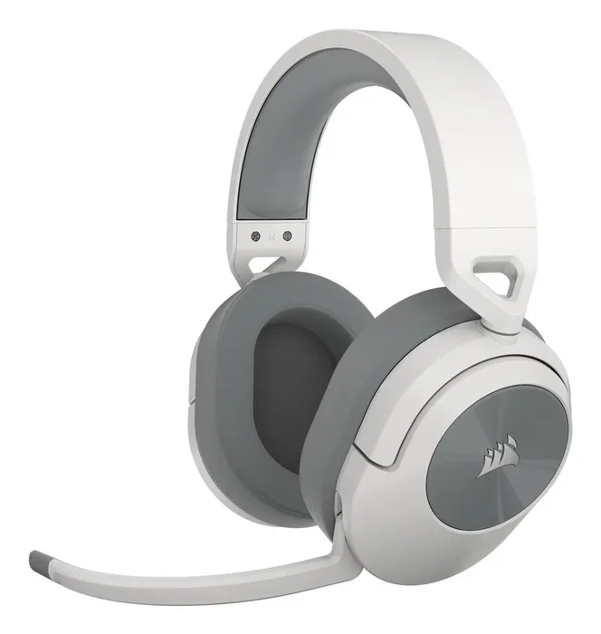 Corsair HS55 Wireless Auriculares Inalámbricos para Juego Bluetooth, Surround 7.1, Circumaural, Blanco, CA-9011281-EU