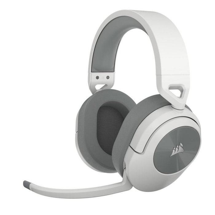 Corsair HS55 CA-9011281-EU Auriculares Gaming Inalámbricos Blanco - Sonido Surround 7.1, Bluetooth, 24h Batería, Diadema Ajustable, Micrófono Integrado Corsair HS55 CA-9011281-EU Auriculares Gaming Inalámbricos Blanco - Sonido Surround 7.1, Bluetooth, 24h Batería, Diadema Ajustable, Micrófono Integrado
