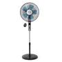 Orbegozo Ventilador de Pies SF 0640 Negro, 40 cm, 5 Aspas, 2 Velocidades + Modo Turbo y Silent, Mando a Distancia, 65W, Oscilación Automática, Temporizador 7.5h