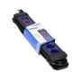 Edm Base Múltiple 6 Tomas Schuko con Interruptor, Protector Sobretensiones, Cable 3m 3x1,5mm², Negra/Azul