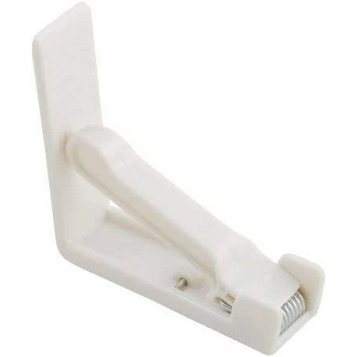 Metaltex Pack de 4 Pinzas Sujeta Mantel Ajustables con Muelle Blanco Metaltex Pack de 4 Pinzas Sujeta Mantel Ajustables con Muelle Blanco