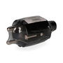Edm Clavija de Goma 10/16A 250V IP44 4.8mm Negra T/TL Retractilada
