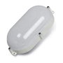 Edm Aplique LED Oval Blanco 9W 4000K Luz Día IP65