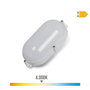 Edm Aplique LED Oval Blanco 9W 4000K Luz Día IP65