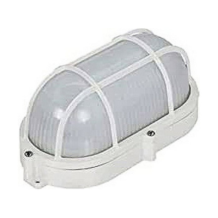 Edm Aplique LED oval con rejilla para exterior 9W 1066lm 4000K