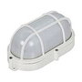 Edm Aplique LED oval con rejilla para exterior 9W 1066lm 4000K