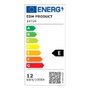 Edm Aplique LED Circular Blanco 12W 4000K Luz Día IP65 Ø19,2x7,2 cm