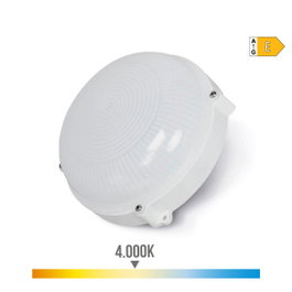 Edm Aplique LED circular blanco 12W 4000K luz día IP65