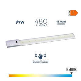 Edm Regleta LED con Sensor de Proximidad 7 W 480 lm Luz Fría 6500 K