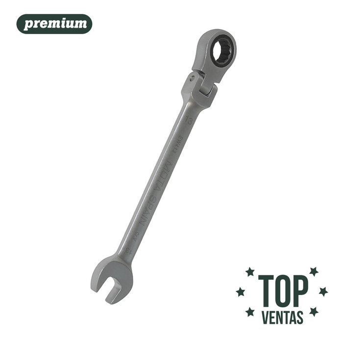 Mota Herramientas Llave criquet articulada 18 mm