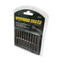 Mota Herramientas Juego de 10 Puntas Torx Tamper 1/4 pulg x 50 mm