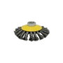 Mota Herramientas Fhr100 Cepillo Cónico de Alambre Trenzado Ø100 mm para Limpieza de Metales/Metalurgia