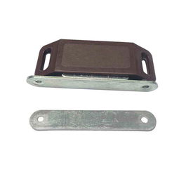 Edm Imán para puerta marrón 2 piezas 75 x 15 x 24 mm
