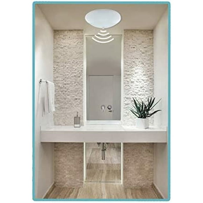 Edm Aplique de superficie LED con sensor y luz de emergencia, 16W, 1100 lm Edm Aplique de superficie LED con sensor y luz de emergencia, 16W, 1100 lm