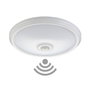 Edm Aplique de superficie LED con sensor crepuscular y luz de emergencia 16W