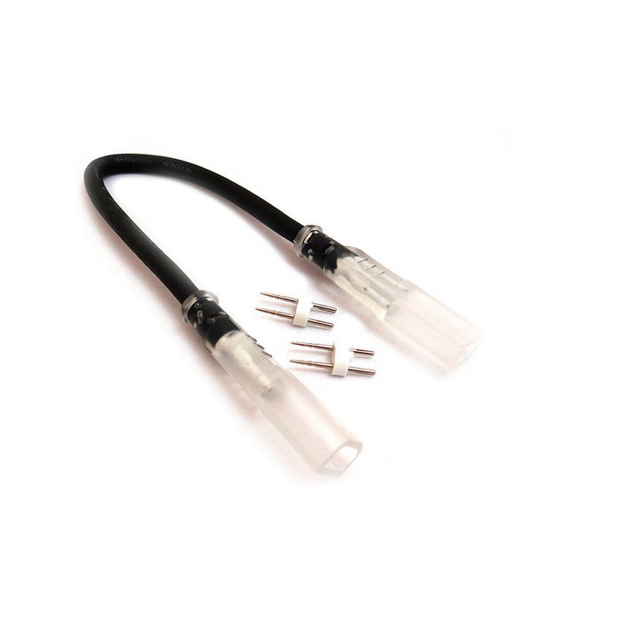 Edm Extensión de cable para tira de LED 1 m Negro