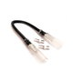 Edm Extensión de cable para tira de LED 1 m Negro