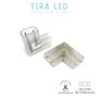 Edm Empalme 90° para Tira de Led Transparente Ref: 31915-31916-31917-31918-31919-31920