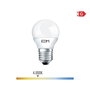 Edm Bombilla Esférica LED E27 5W 400lm 4000K Luz Día Ø4,5x8cm