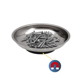 Benson Plato Imantado Acero Inoxidable Ø10,5 cm con Imán Ø6 cm Profesional