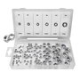 Benson Set 100 Tuercas Varias con Freno M4 M5 M6 M8 M10 M12 Acero Metálico