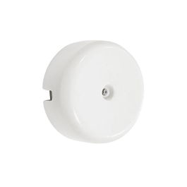 Edm Caja de empalmes superficie porcelana serie vintage Ø110mm, estructura interior Ø80x40mm blanca