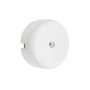 Edm Caja de empalmes superficie porcelana serie vintage Ø110mm, estructura interior Ø80x40mm blanca