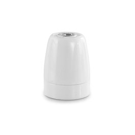 Edm Portalamparas E27 Porcelana Serie Vintage Blanco 4A 250V Ø47x59mm