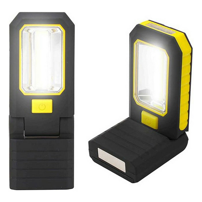 Edm Linterna LED XL Flex Work 150 lm + 3 mini LED 7 lm con gancho e imán