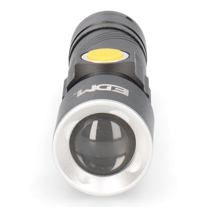 Edm Mini Linterna LED Recargable con Zoom y 3 Modos Edm Mini Linterna LED Recargable con Zoom y 3 Modos