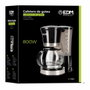 Edm Cafetera de goteo 12 tazas 800W Negro
