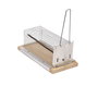 Sauvic Jaula Trampa Metálica y Madera para Roedores 21 cm