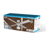 Edm Ventilador de techo Caribe Blanco con Aspas de 102 cm