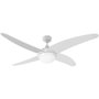 Edm Ventilador de techo Caspio Blanco 132 cm con mando a distancia