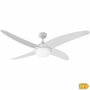 Edm Ventilador de techo Caspio Blanco 132 cm con mando a distancia