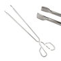 Sauvic Pinzas para Carne Barbacoa, Acero Inoxidable 24 cm, 26 x 8 cm