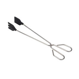 Sauvic Pinzas de Cocina con Pala de Nylon y Acero Inoxidable, 35 cm